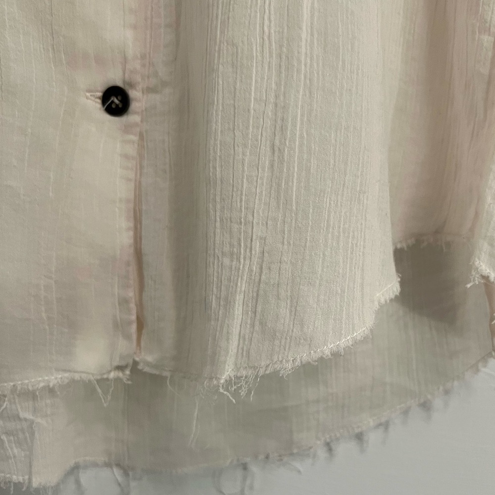 Rag & Bone Band Collar Blouse - Picture 4 of 7